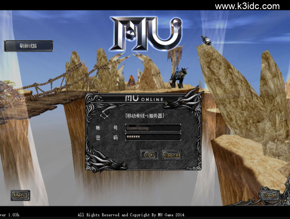 经典怀旧2.5D奇迹端游【奇迹Mu1.03H怀旧版】4月最新整理Win一键服务端+网页注册+GM工具+PC客户端+详细搭建教程